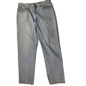 Levi 550 Size 38x32 Mens Jeans Relaxed Fit Light Wash Cotton